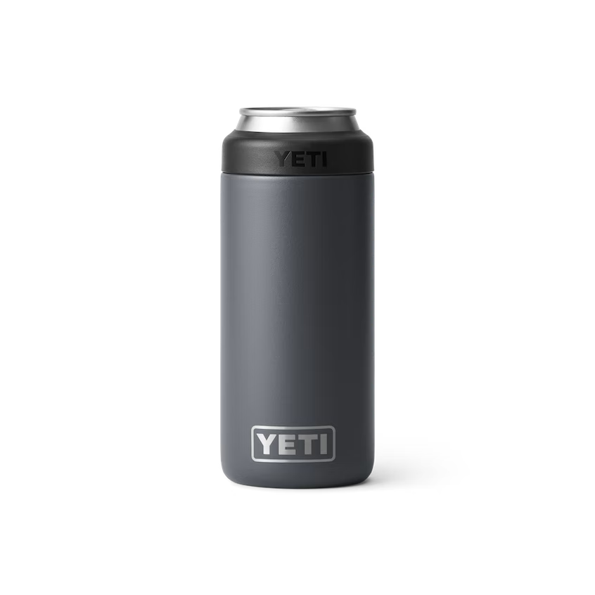Yeti Rambler 355ml Colster Slim Can Insulator - Charcoal