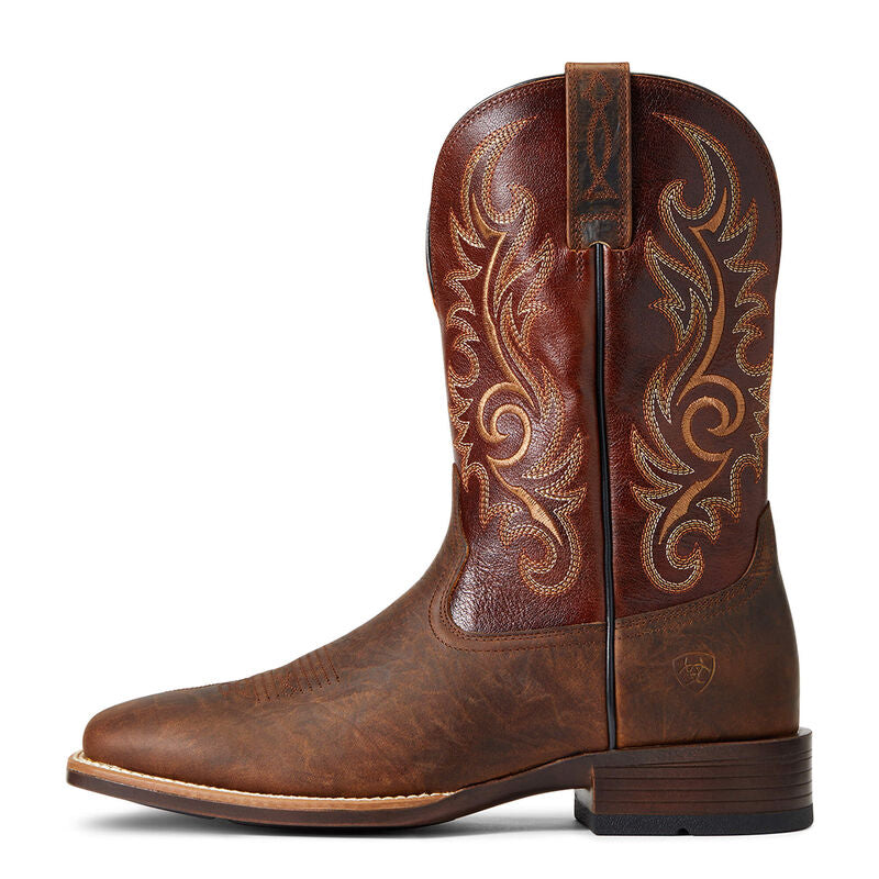 Ariat Mens Lasco Ultra Western Boots - Bar Top Brown