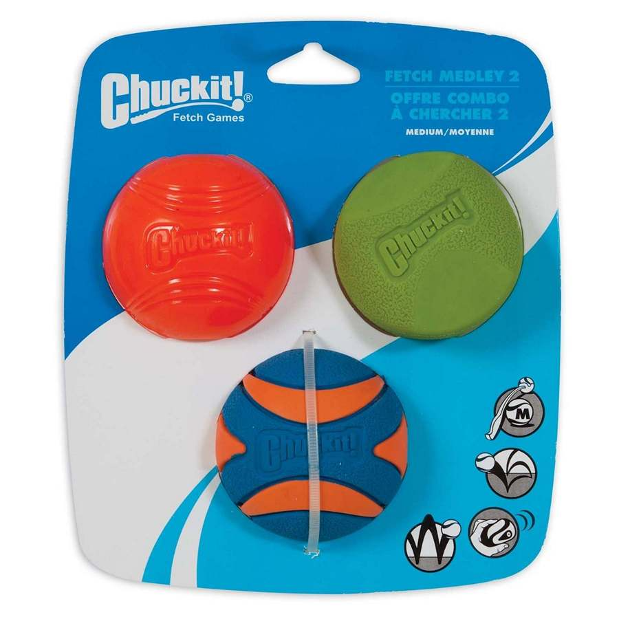 Chuckit! Fetch Medley 2 - 3pk