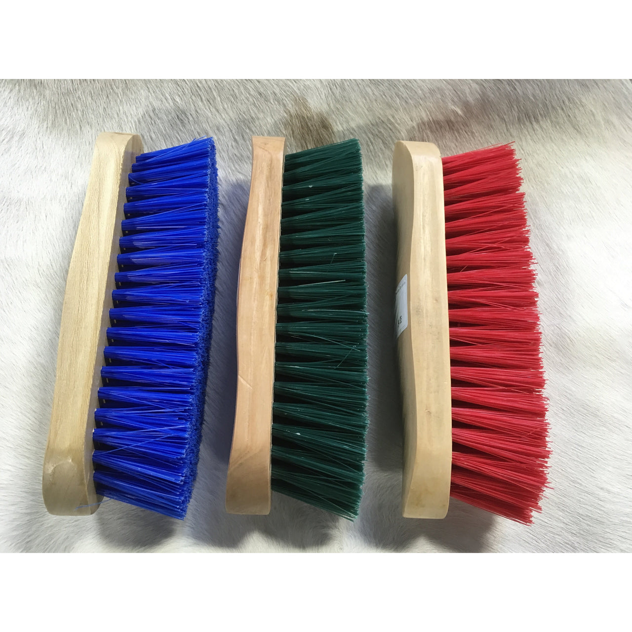 Irvine Wood Handle Medium Bristle 8 3/4" x 2 3/8" Brush