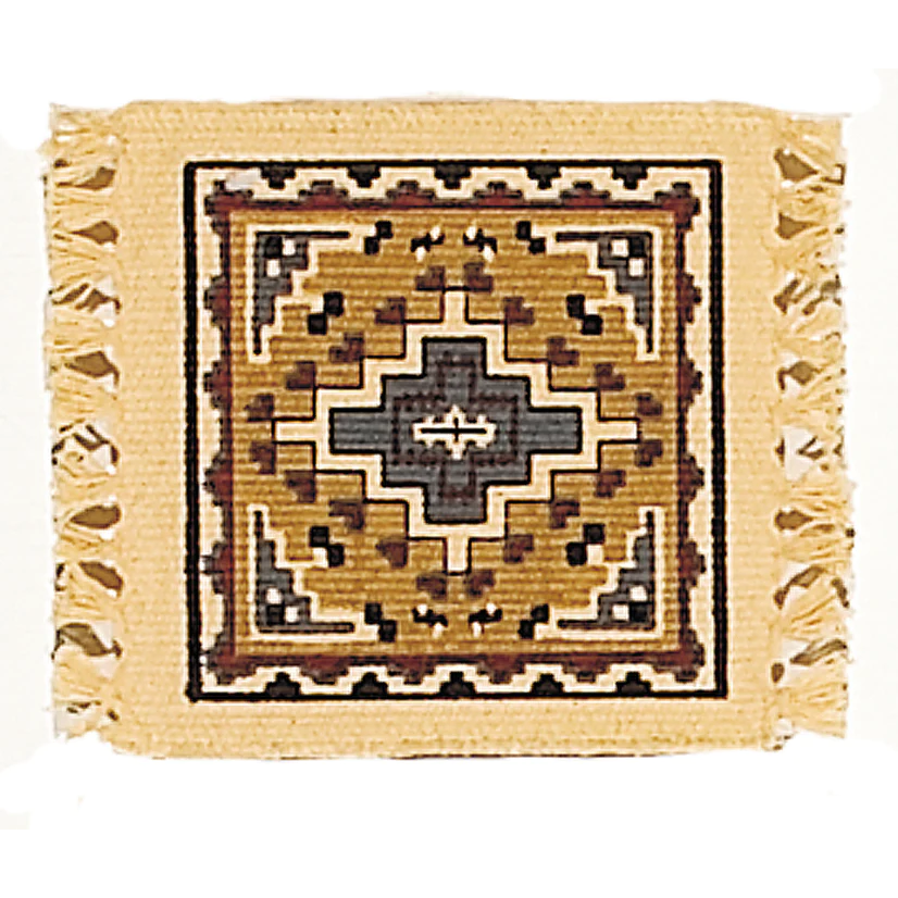 El Paso Cotton Stencil Coasters - Southwest Design