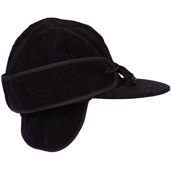 Wyoming Trader Black Yukon Wool Cap