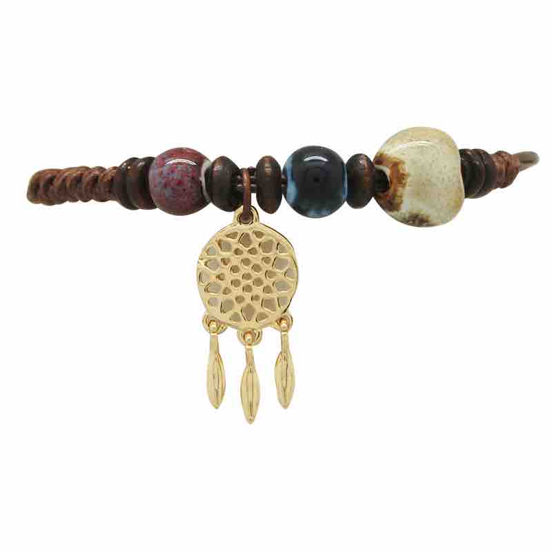 Follow Your Arrow Bracelet - Beaded Dream Catcher