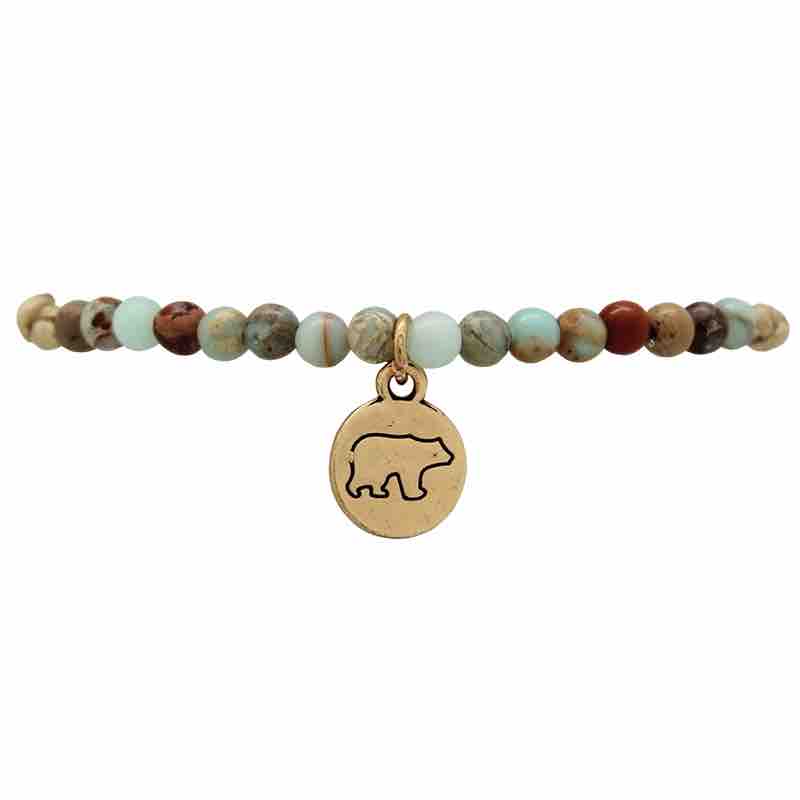 KC Bracelet Stone Bear