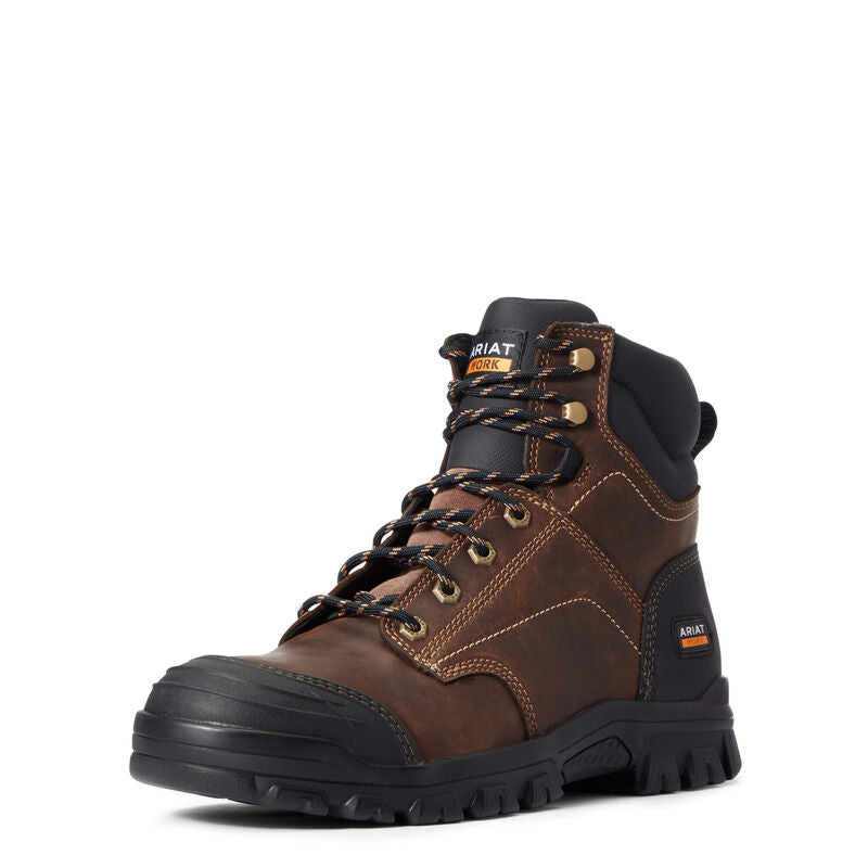 Ariat Mens Treadfast 6" Work Boots - Distressed Brown