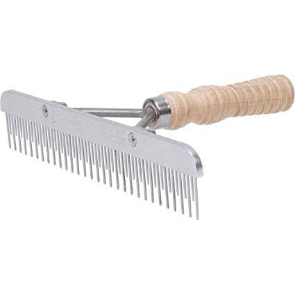 Weaver Blunt Tooth Fluffer with Wood Handle and Stainless Steel Replacement Blade
