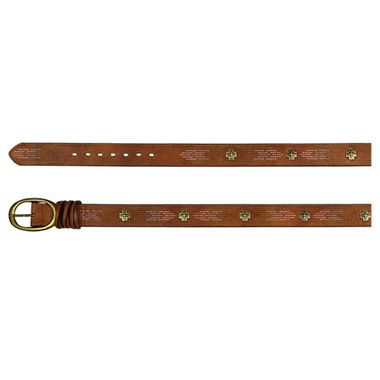 Catchfly Women's Belt Brown w/Zia Concho