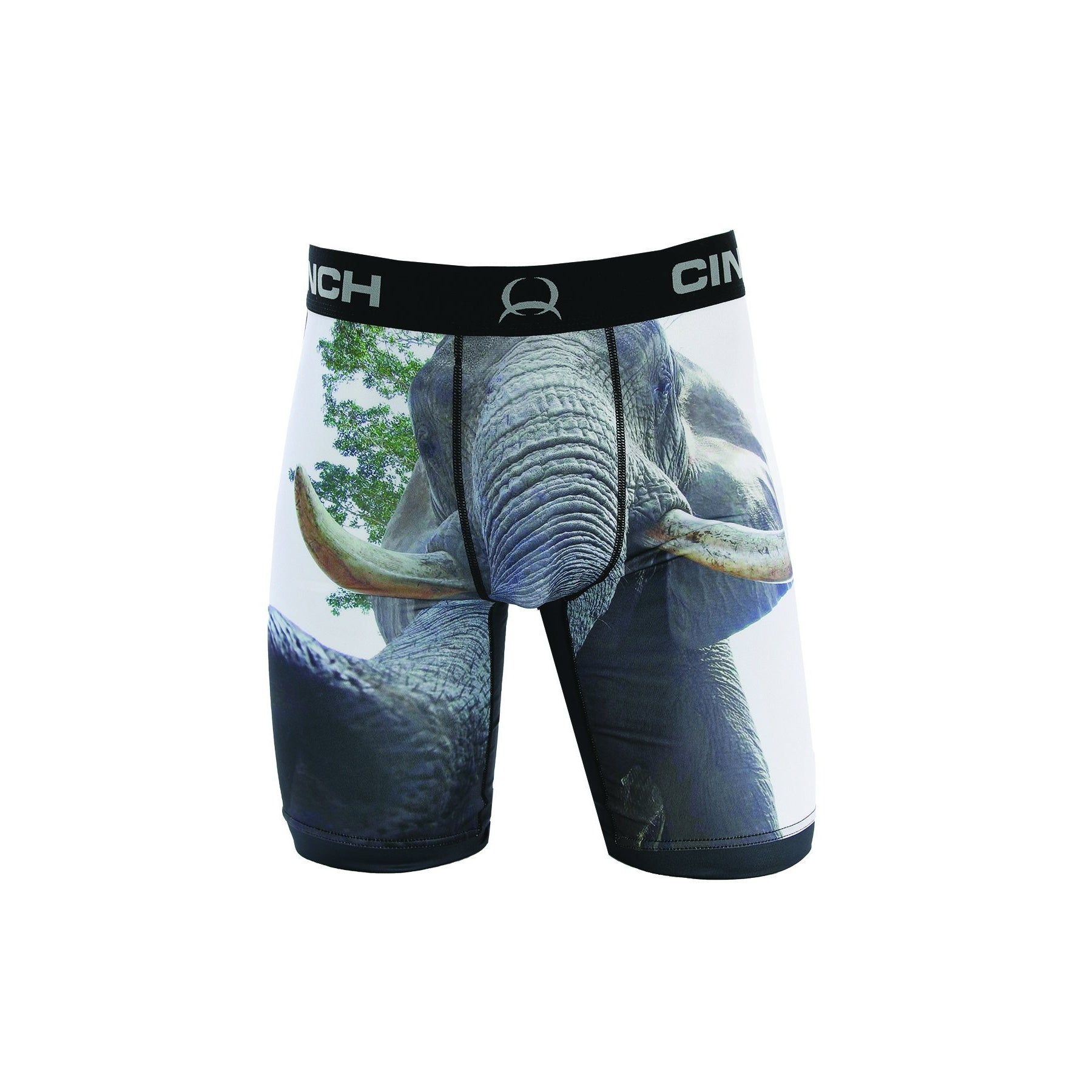 Cinch Men's 9 Elephant Boxer Briefs - Multi