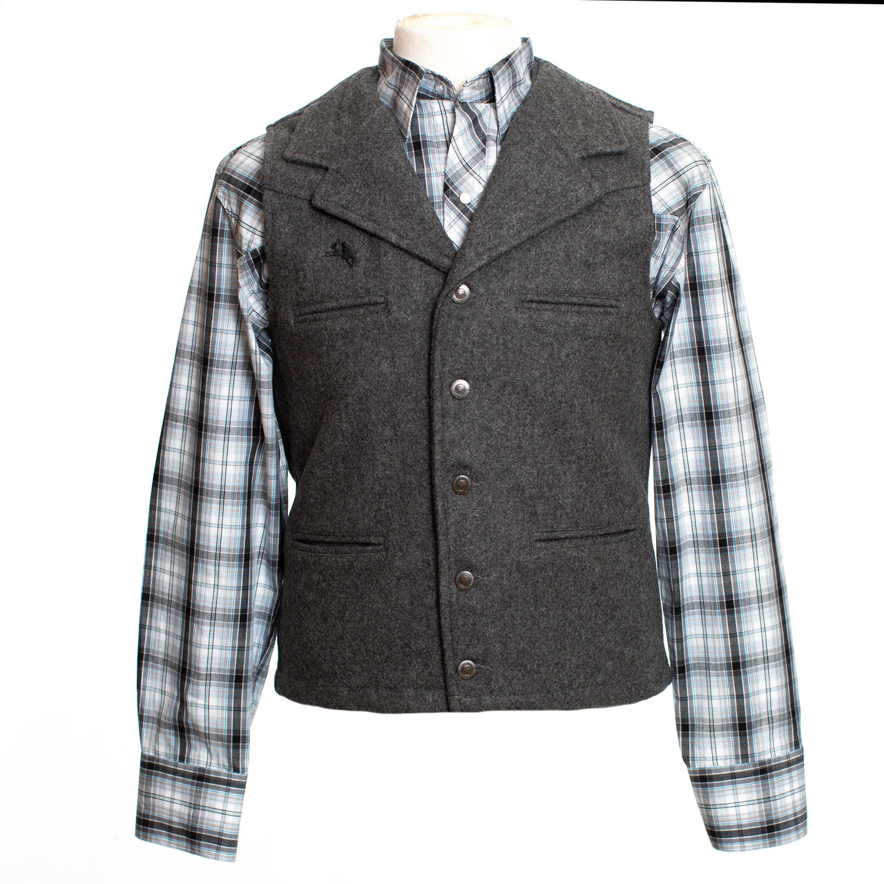 Wyoming Traders Buckaroo 100% Wool Vest