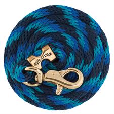 Weaver Poly Lead Rope with Nickel Plated Bull Snap, 5/8" x 10'