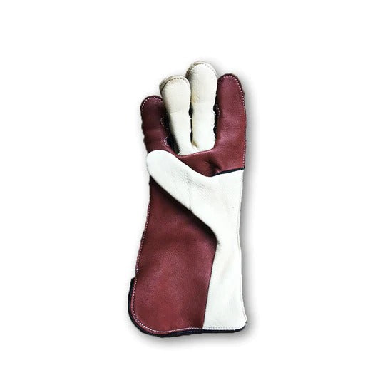 Bear Knuckle Kids Double Wedge Deer Hide Bull Riding Glove