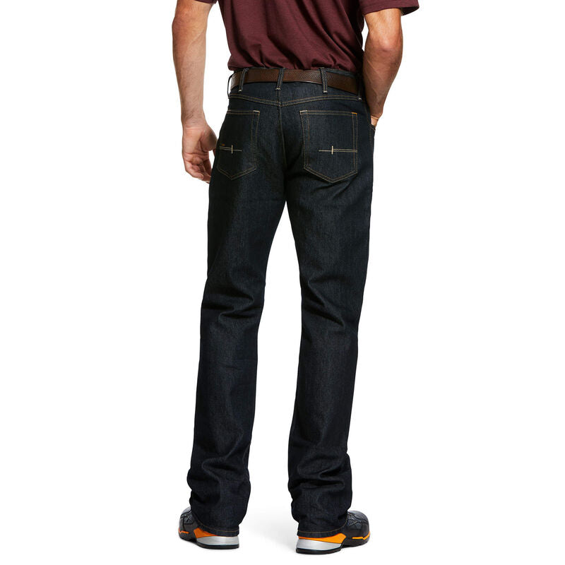 Ariat Mens Rebar M4 BSC Flannel Lined Boot Cut Jeans