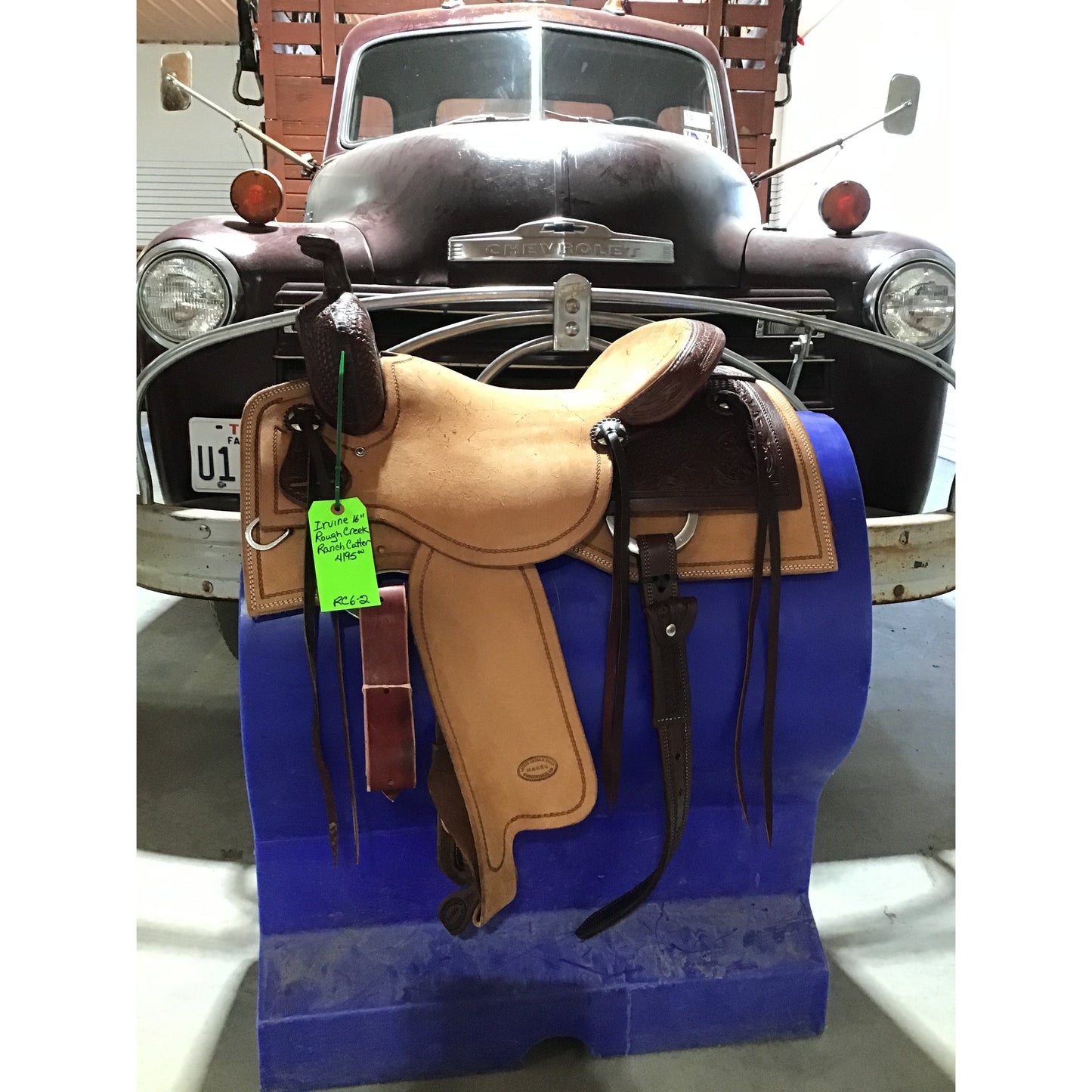 Irvine Rough Creek Custom 16" Ranch Cutting Saddle