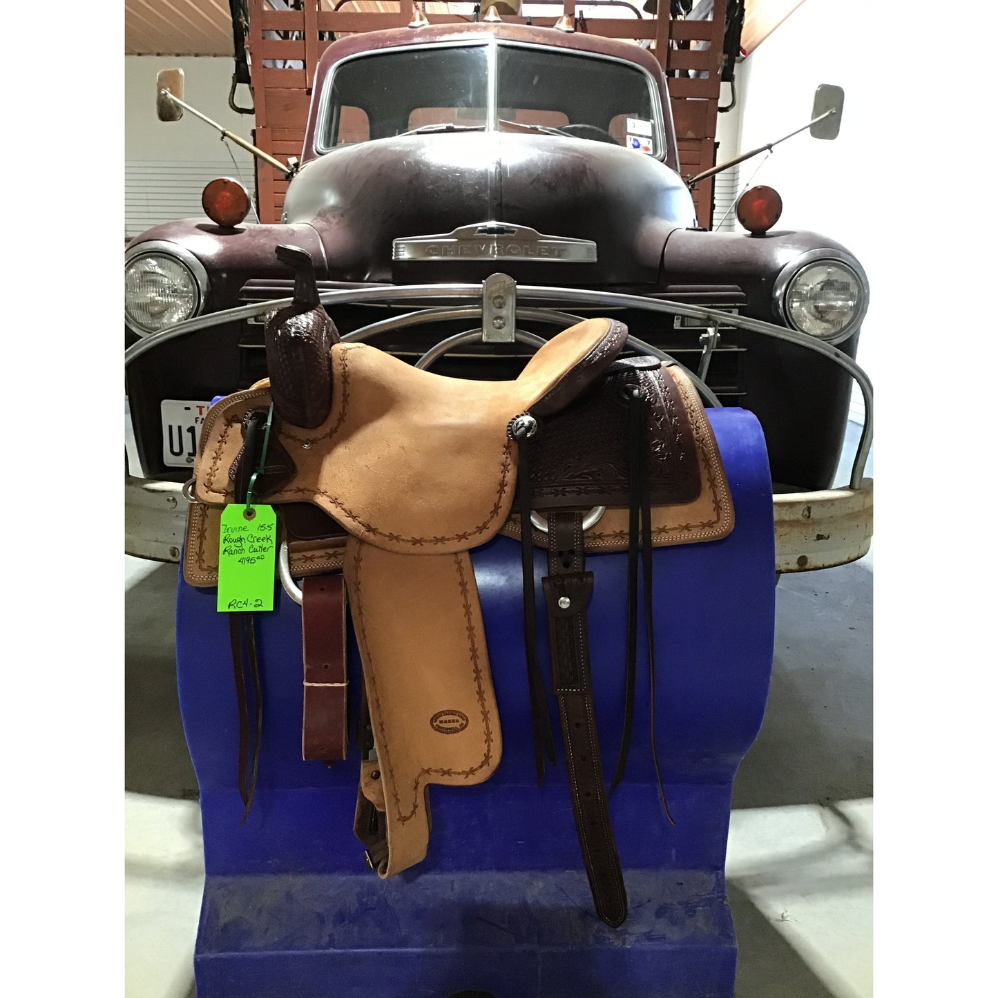 Irvine Rough Creek Custom 15.5" Ranch Cutting Saddle