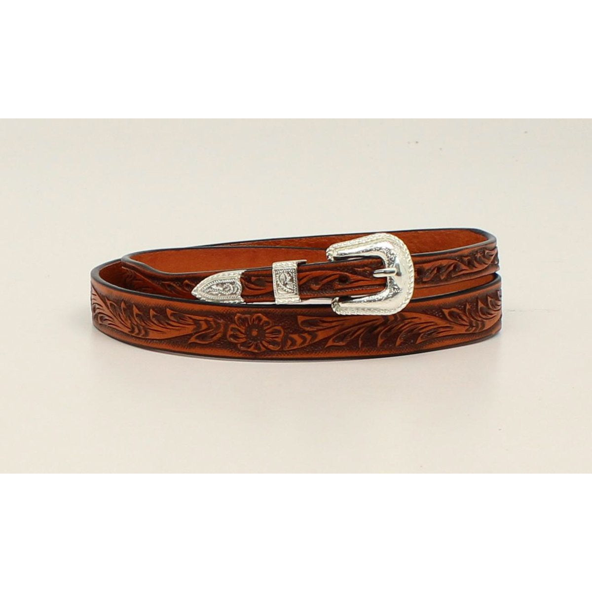 M&F Hand Tooled Genuine Leather Hat Band