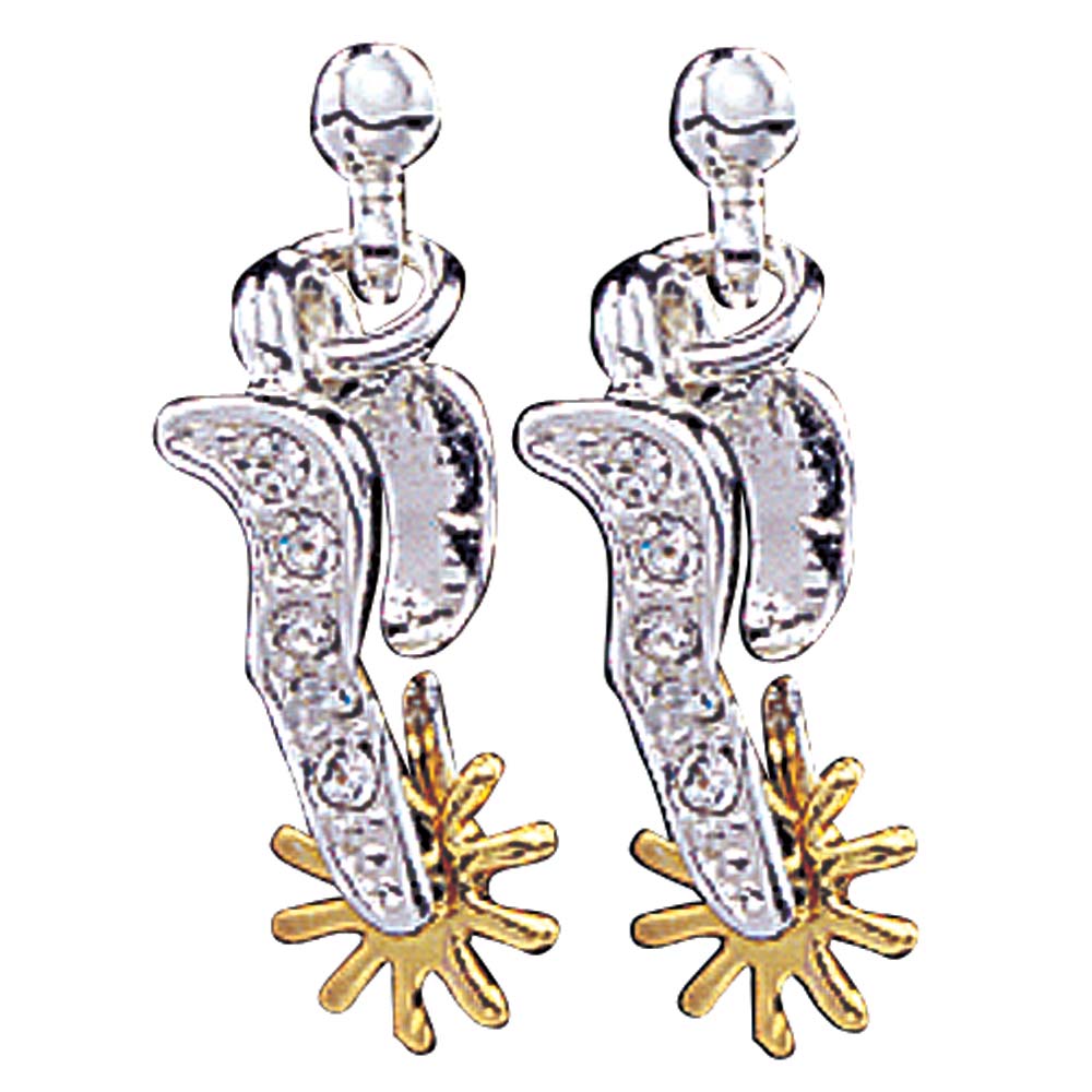 **Montana Silversmiths Sparkling Spurs Drop Earrings