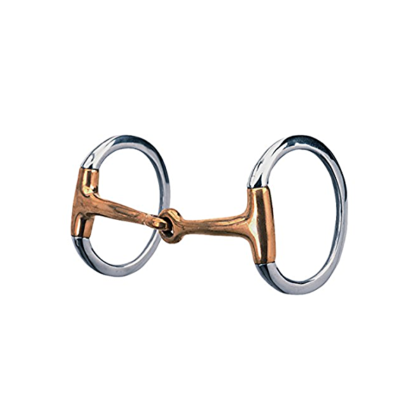 Weaver 5-1/2" Eggbutt Copper Plated Snaffle Bit