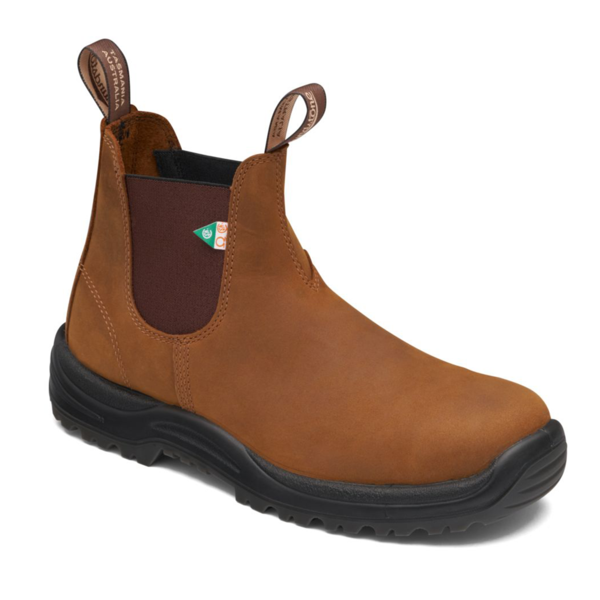 Blundstone Work & Safety #164 Boots - Saddle Brown