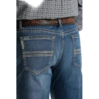 Cinch Mens Grant Arenaflex Relaxed Fit Bootcut Jeans - Medium Stonewash - Irvine Tack & Western Wear