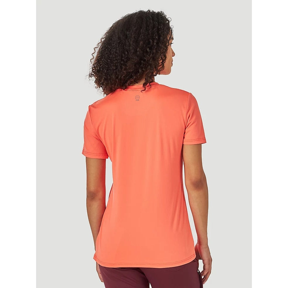 Wrangler Women's ATG Outdoor SS Knit Pocket Tee