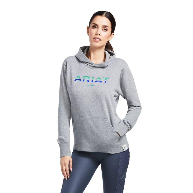 Ariat Women's 3D Logo 2.0 Hoodie - Heather Grey
