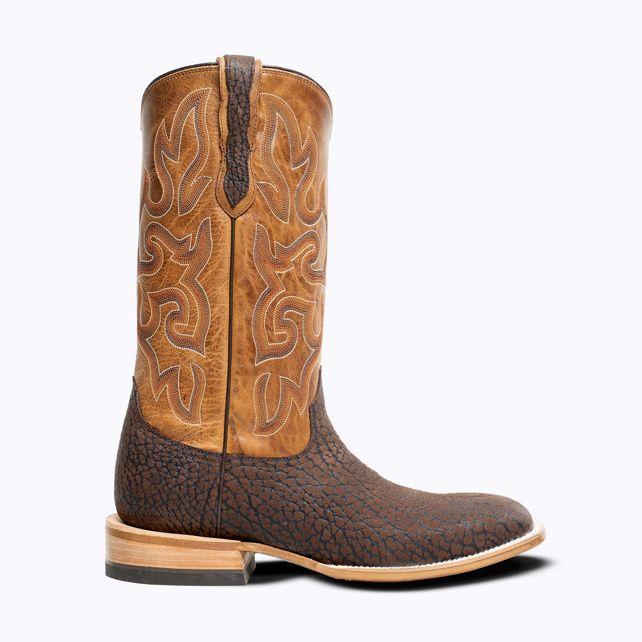 Capitan Men's Enid Western Boots - Cafe