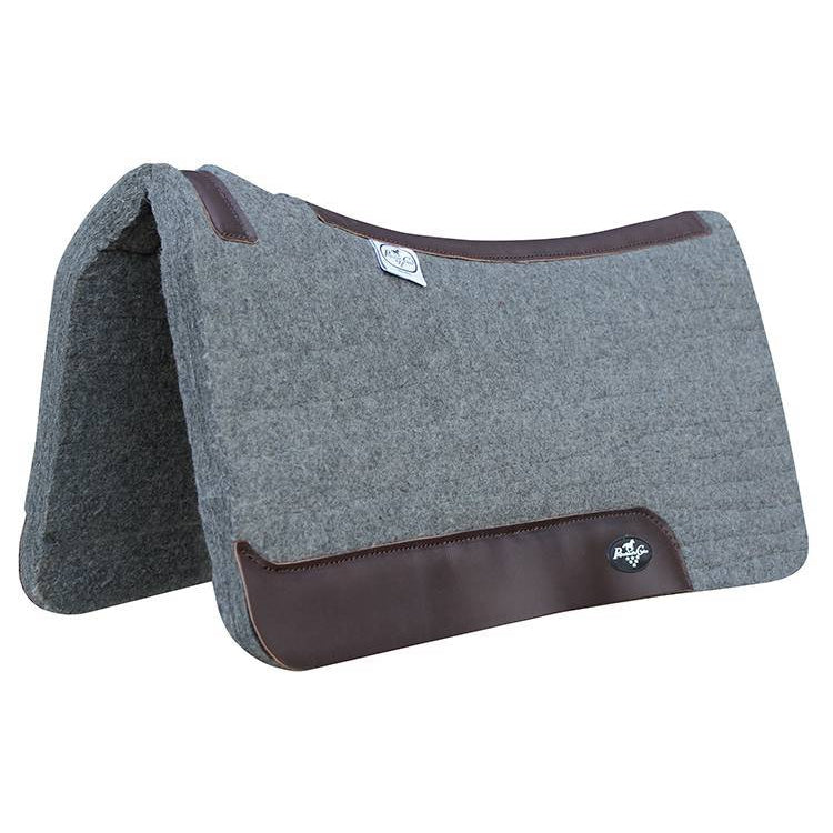 Professional's Choice Deluxe 100% Wool Pad 1.25" - Grey - Irvine Tack & Western Wear