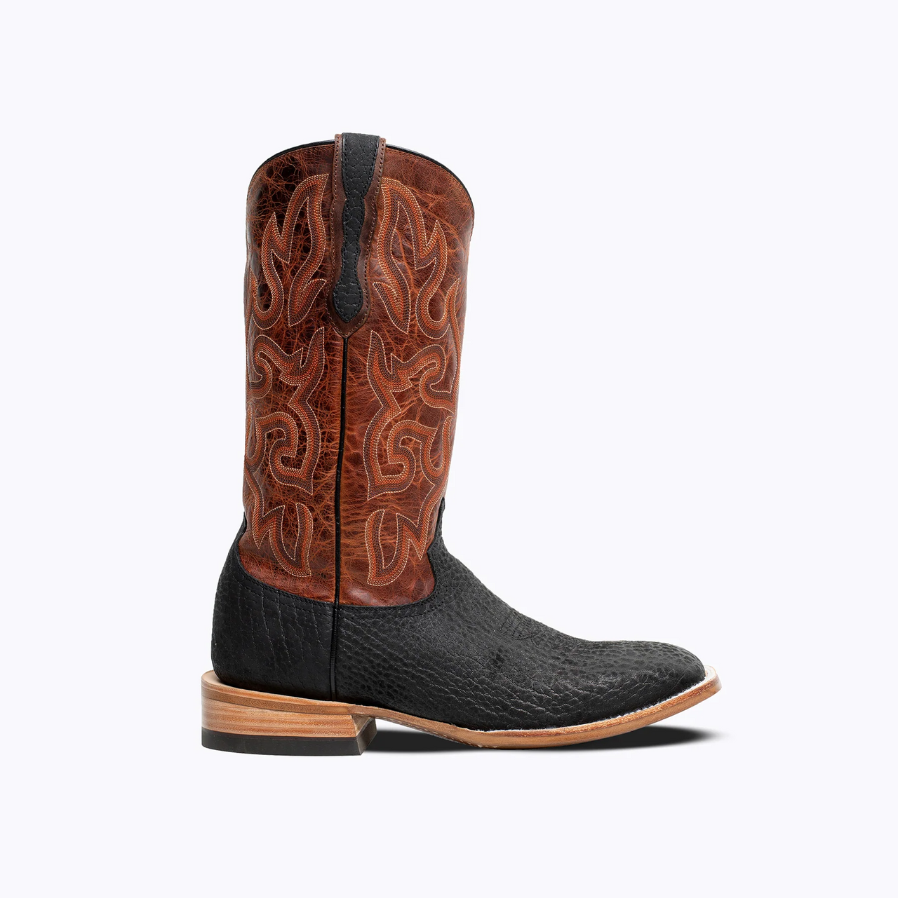 Capitan Men's Lubbock Western Boots - Black Matte