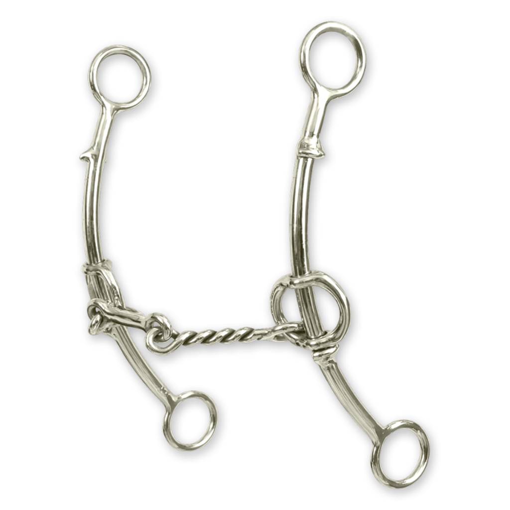 Classic Equine Goostree Long Shank Twisted Dr. Bristol Double Gag Bit