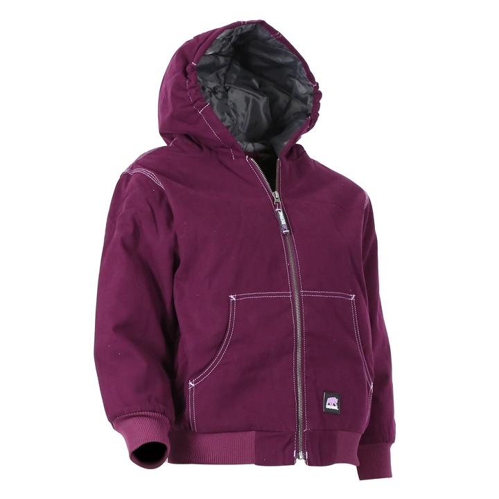 Berne Youth Quilt Lined Hooded Jacket
