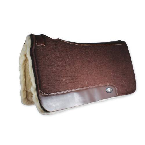 Professional's Choice Steam Pressed Comfort-Fit Felt Saddle Pad w/Fleece