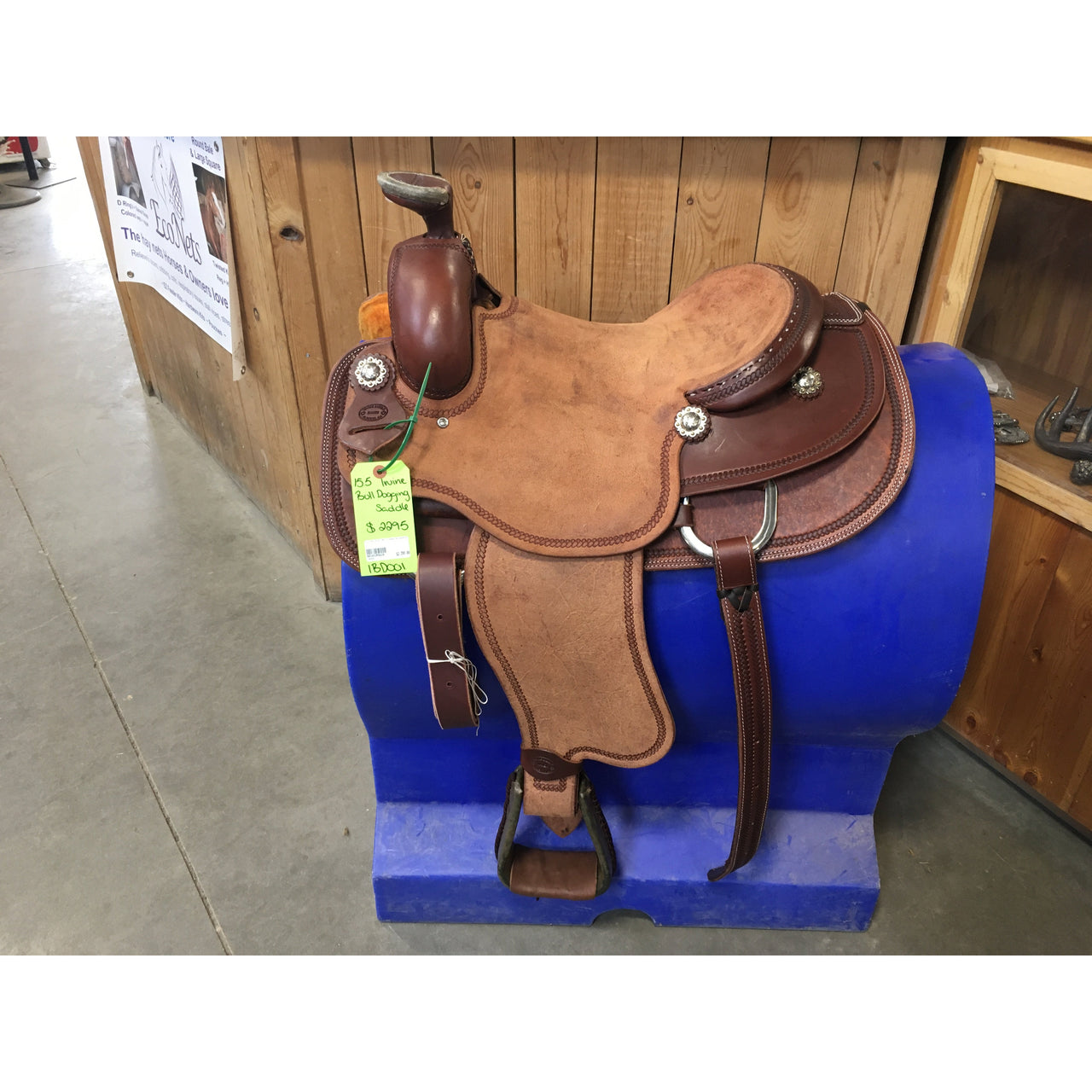 Irvine 15.5" Bull Dogging Saddle