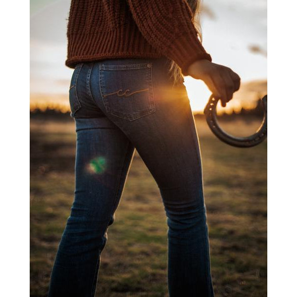 Cowgirl Couture Signature Hybrid Jeans - Dark Wash