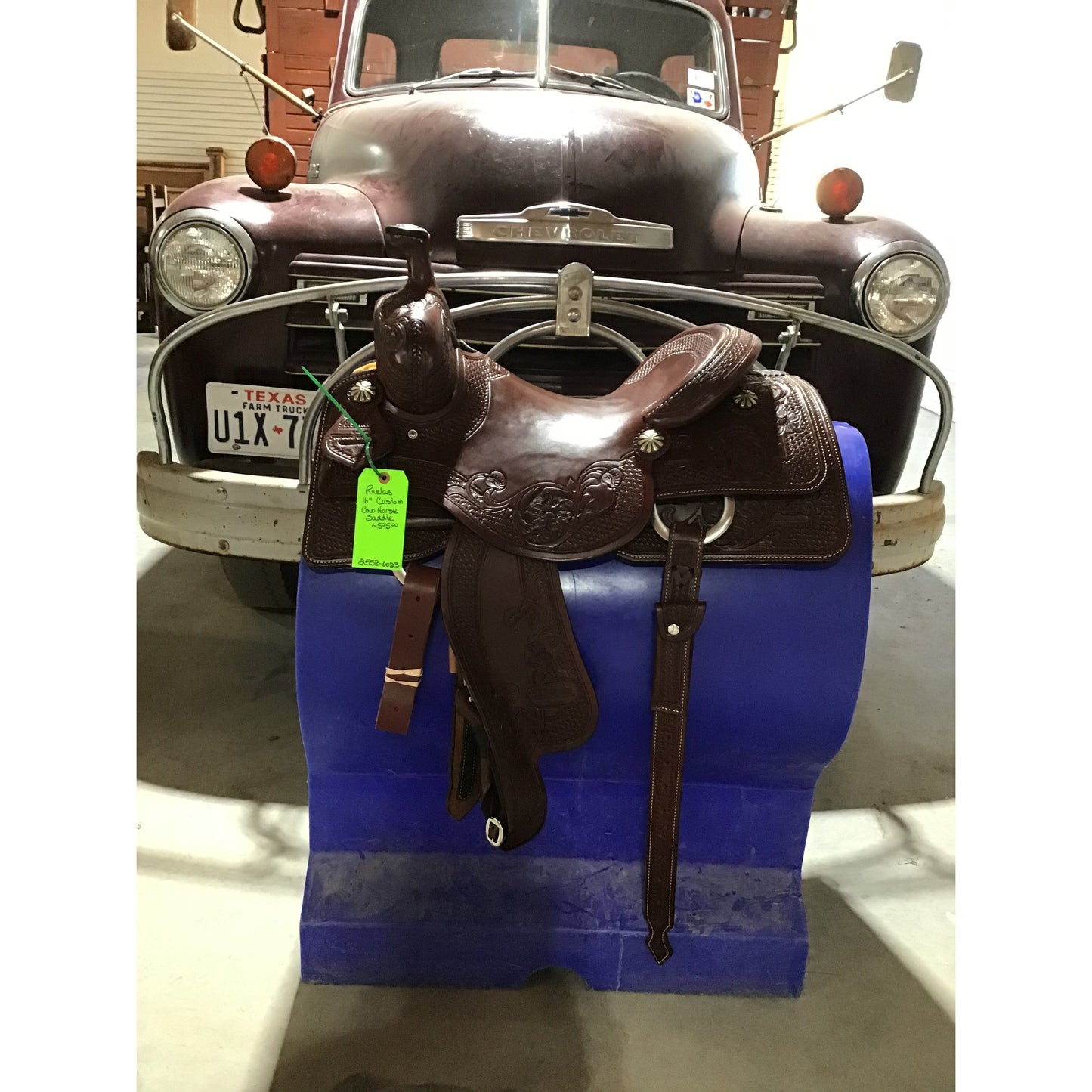 R. Ruelas 16" Custom Ranch Cutting Saddle
