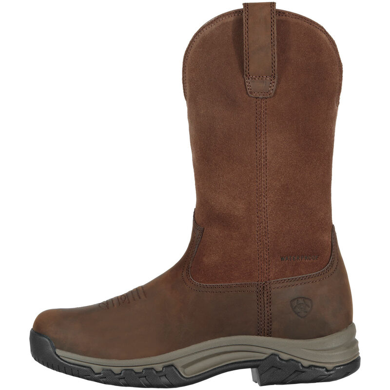 Ariat Women's Terrain Pull-On Waterproof Boots - Distressed Brown