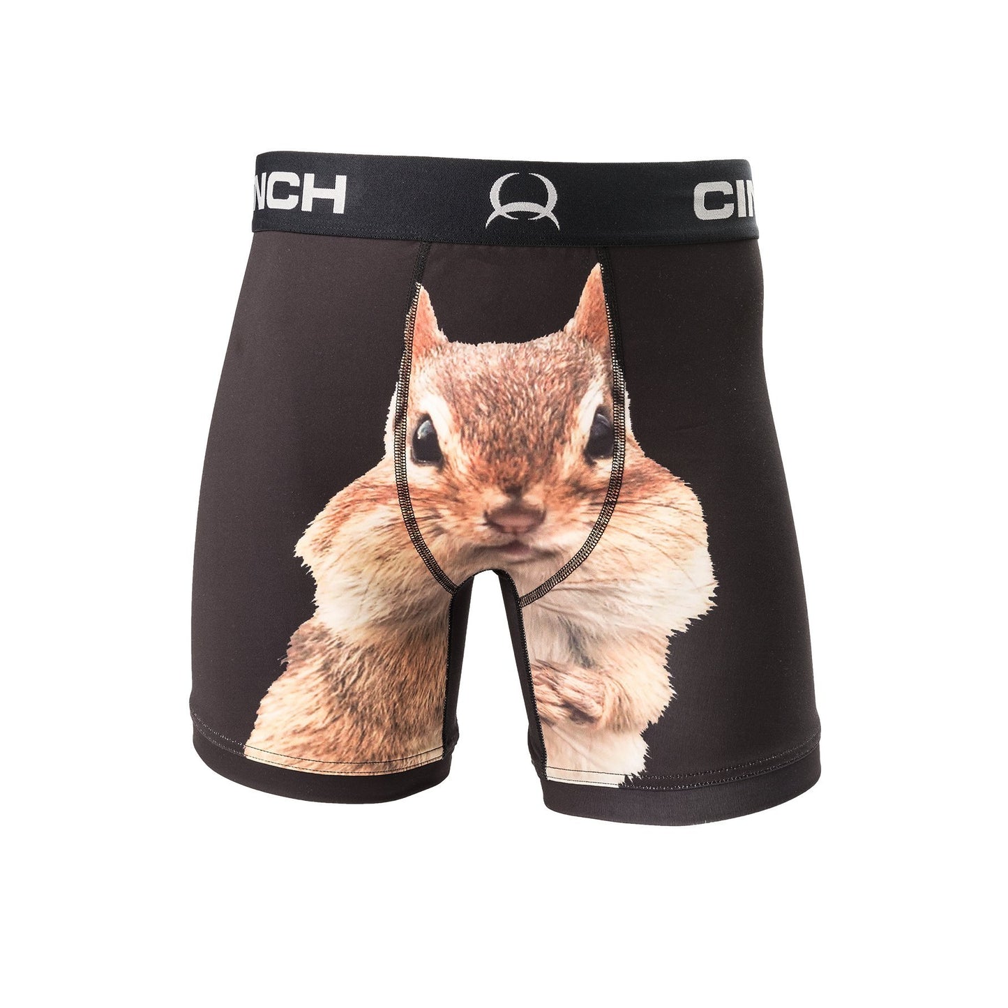 Cinch Men's Boxer Brief 6" Inseam - Squirrel Motif
