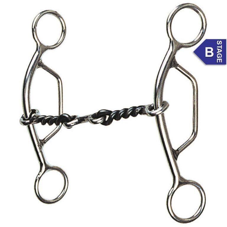 Reinsman Rosie Twisted Dogbone Snaffle Gag