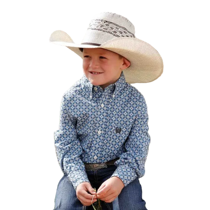 Cinch Boys LS Print Shirt
