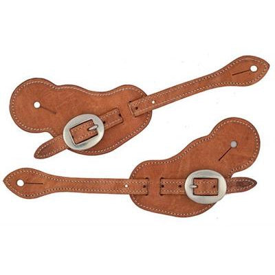Weaver Leather Buckaroo Harness Leather Spur Straps - Russet