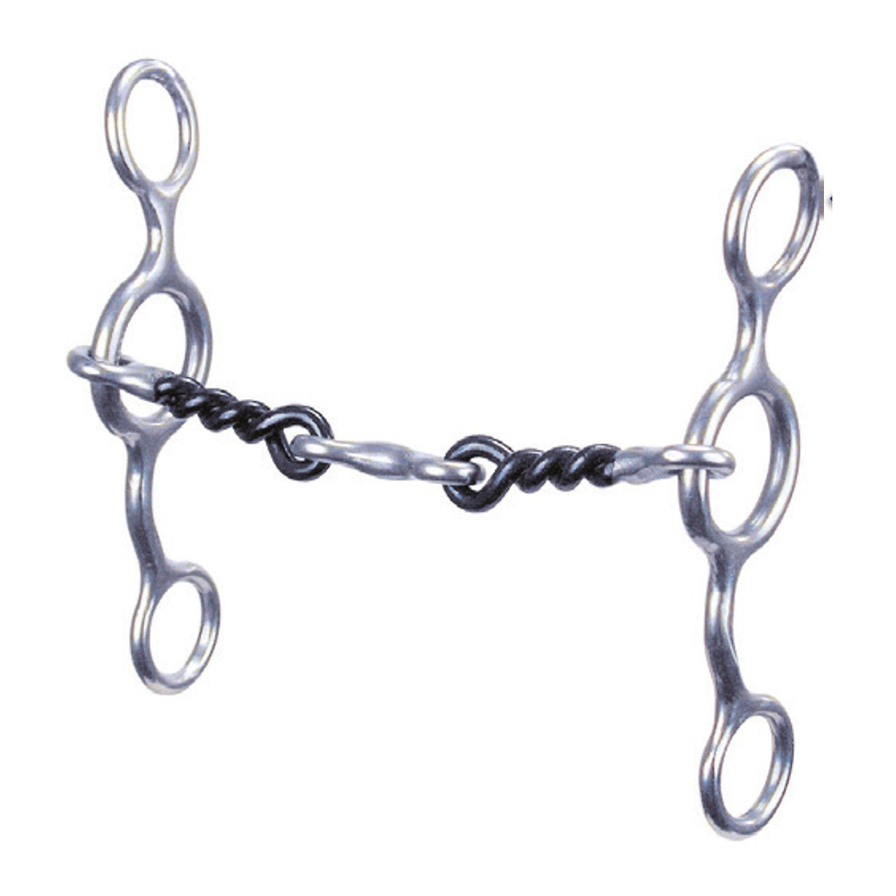 Reinsman Jr Cowhorse 3-Piece Twisted Dogbone Snaffle Bit