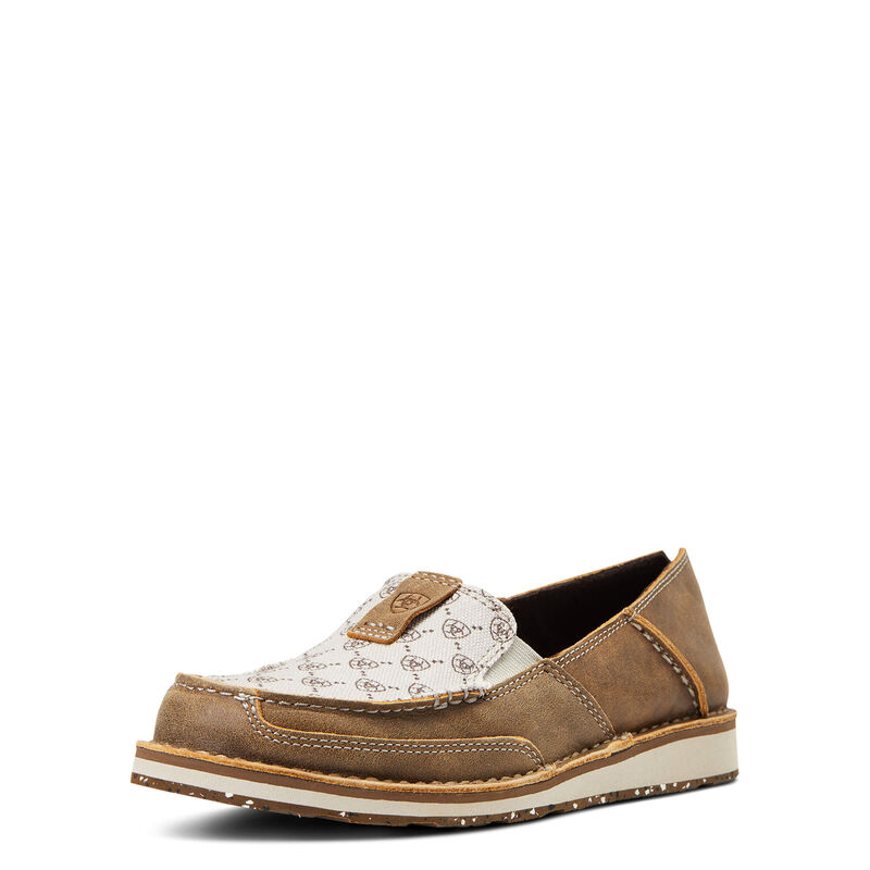 Ariat Womens Cruiser Shoes Brown Bomber Ariat Logo