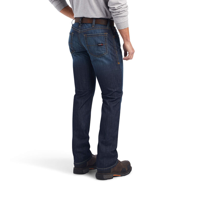 **Ariat Men's FR M5 Straight Duralight Stretch Basic Straight Leg Jean - Lassen
