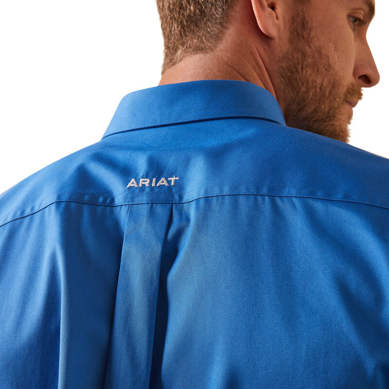 Ariat Men's Team Logo Twill Fitted Shirt - Campanula