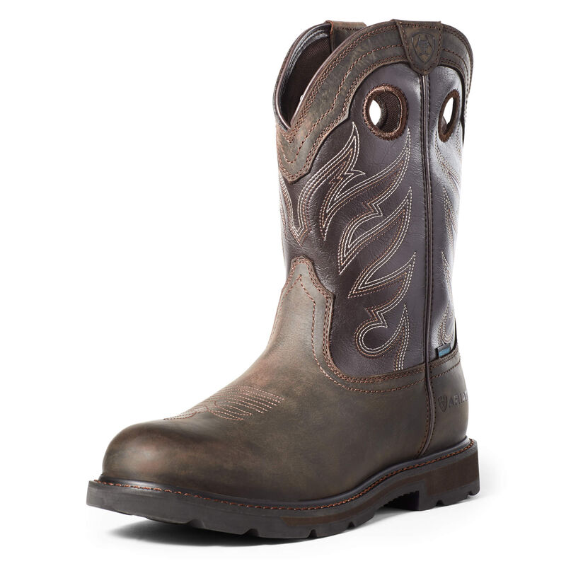 Ariat men's square hot sale toe work boots