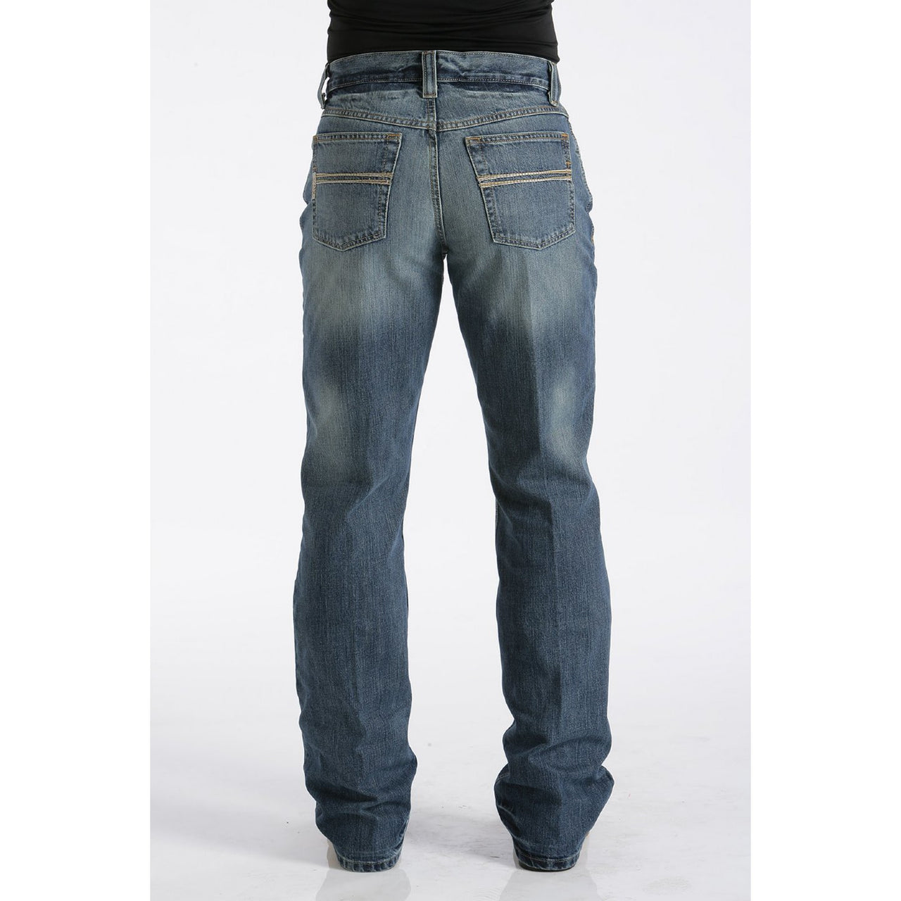 Cinch Men's Carter Relaxed Fit Bootcut Jean - Medium Stonewash