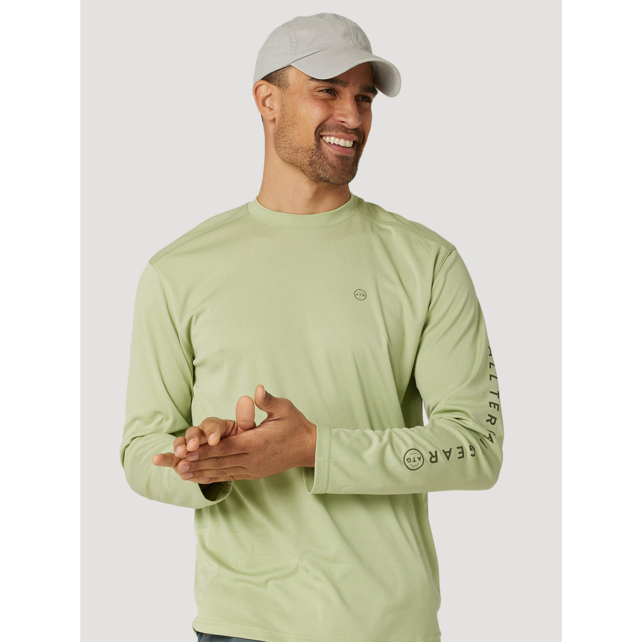 Wrangler Men's Outdoor LS Knit Shirt