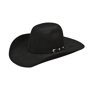 Ariat Youth Wool Punchy Cowboy Hat - Black