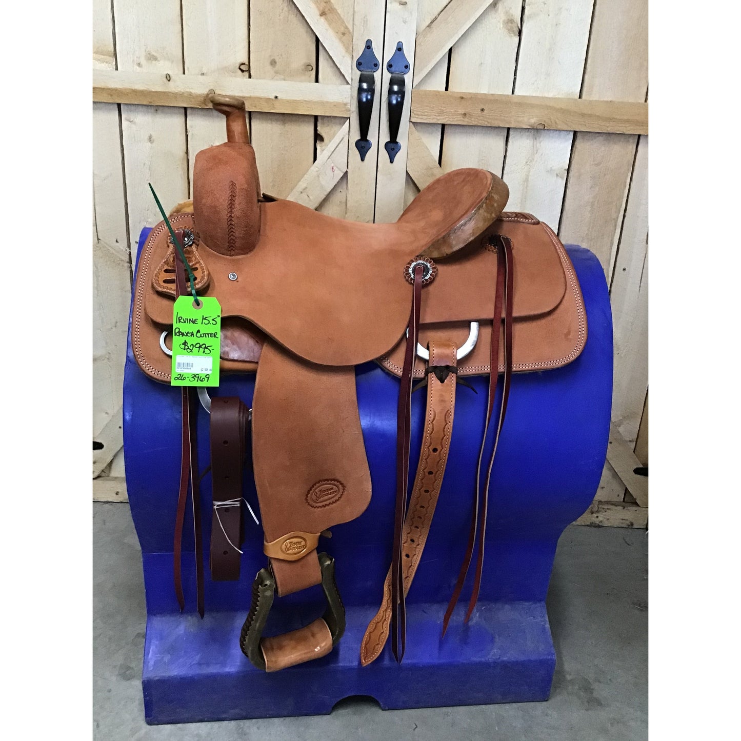 Irvine 15.5" Ranch Cutting Saddle