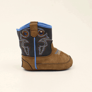 Double Barrel Baby Bucker Ben Boots Brown Navy