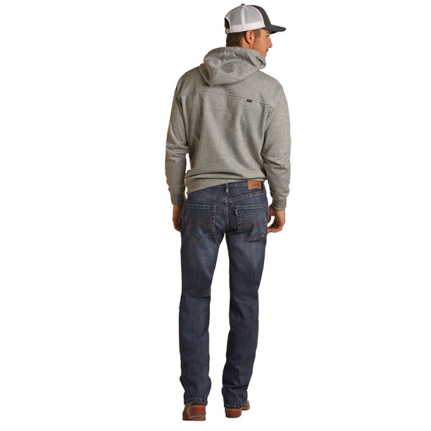 Hooey Mens Revolver Curved Logo Jeans